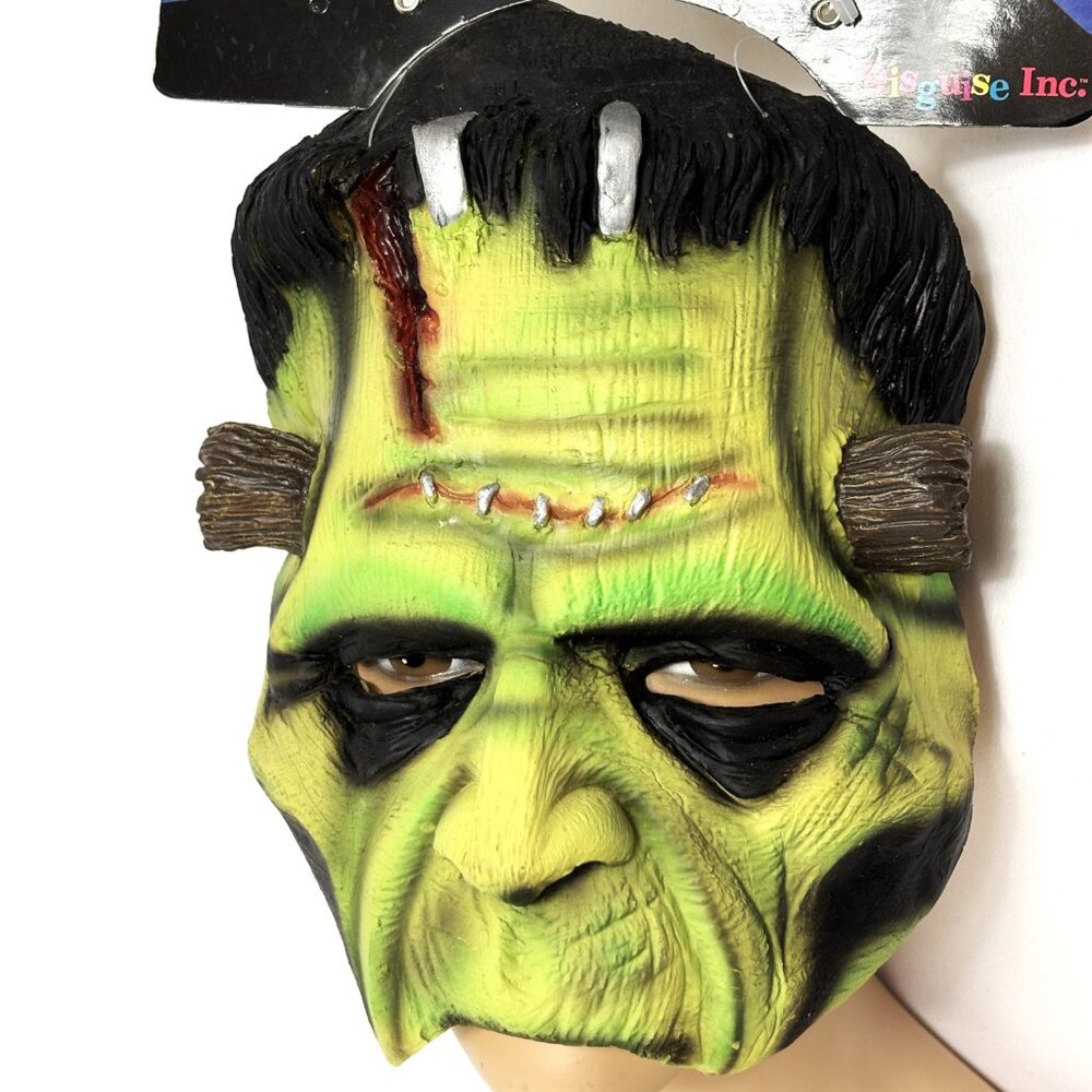 Disguise Green and Black Monster Face Mask